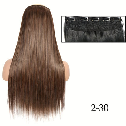 LuxuraClip™ 5-Clip Synthetic Hair Extensions