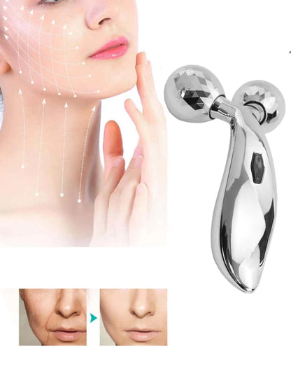 GlowRoll™ 3D Y-Shaped Facial Massager