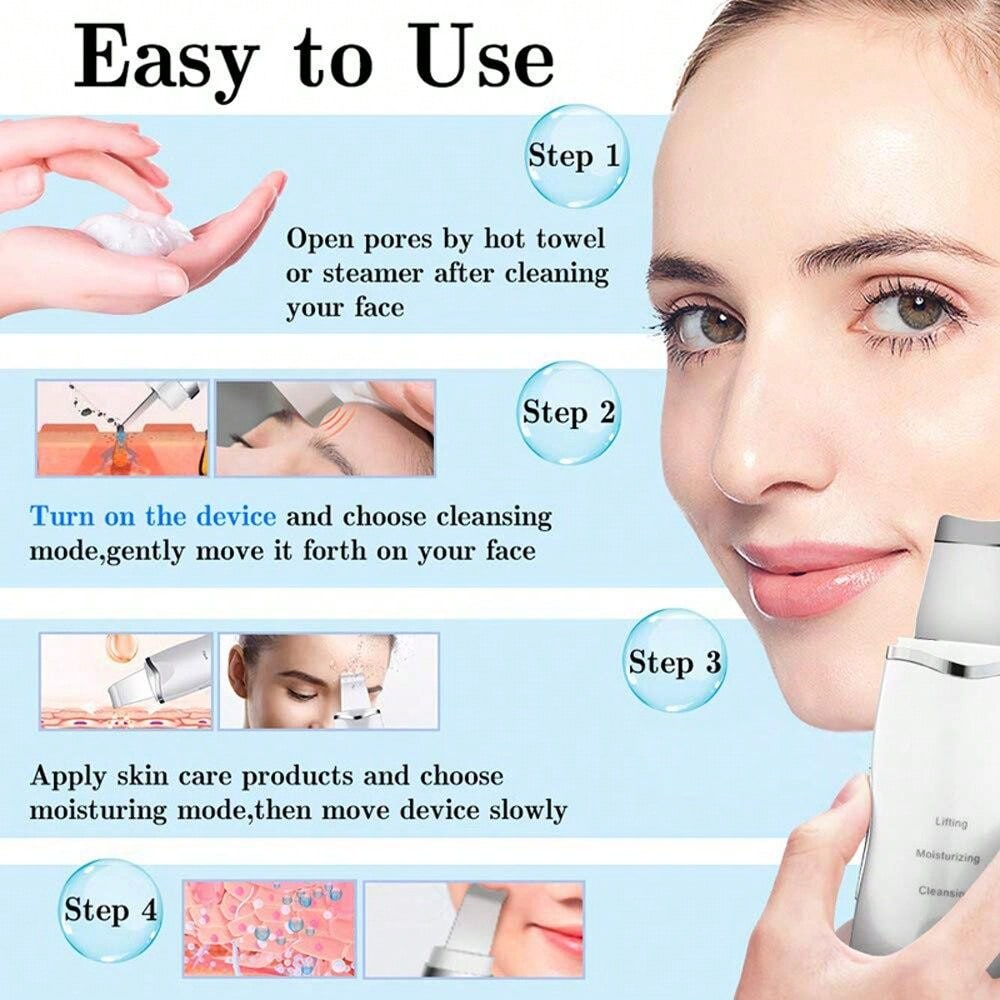 GlowSkin™ Facial Skin Scraper & Pore Cleanser