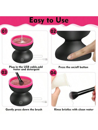 CleanPro™ Electric Makeup Brush Cleaner