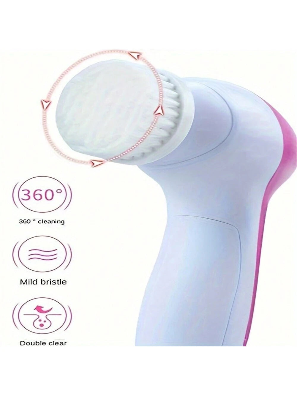 GlowClean™ 5-in-1 Electric Facial Cleansing Brush