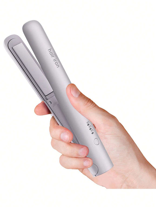 GlamPro™ Mini 2-in-1 Wireless Hair Curler & Straightener