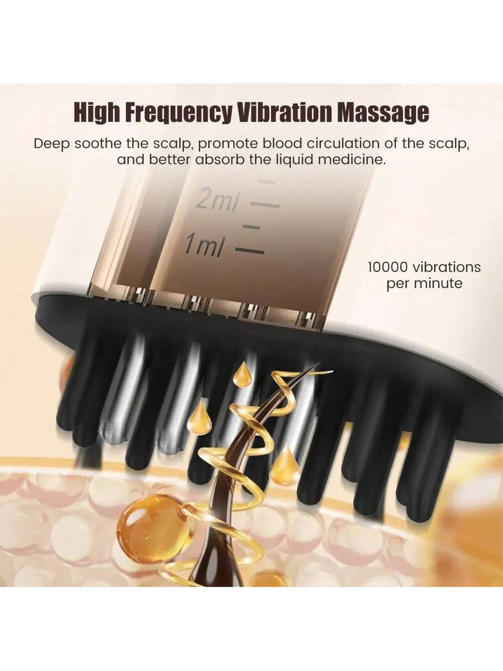 HairGlow™ Electric Scalp Massager & Oil Applicator