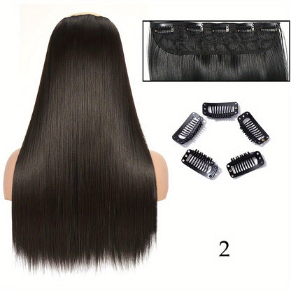 LuxuraClip™ 5-Clip Synthetic Hair Extensions