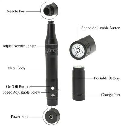 Professional Micropigmentation Eyebrow Tattoo Machine with Battery.