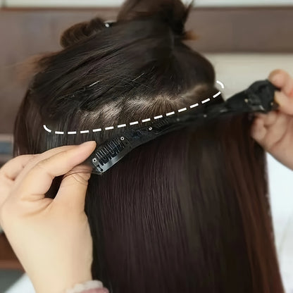 LuxuraClip™ 5-Clip Synthetic Hair Extensions