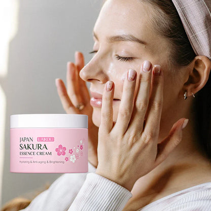 25g Japan Sakura Essence Cream Cherry Blossom Facial Cream Moisturizing Anti Wrinkle Anti Aging Brighten Skin Skin Care