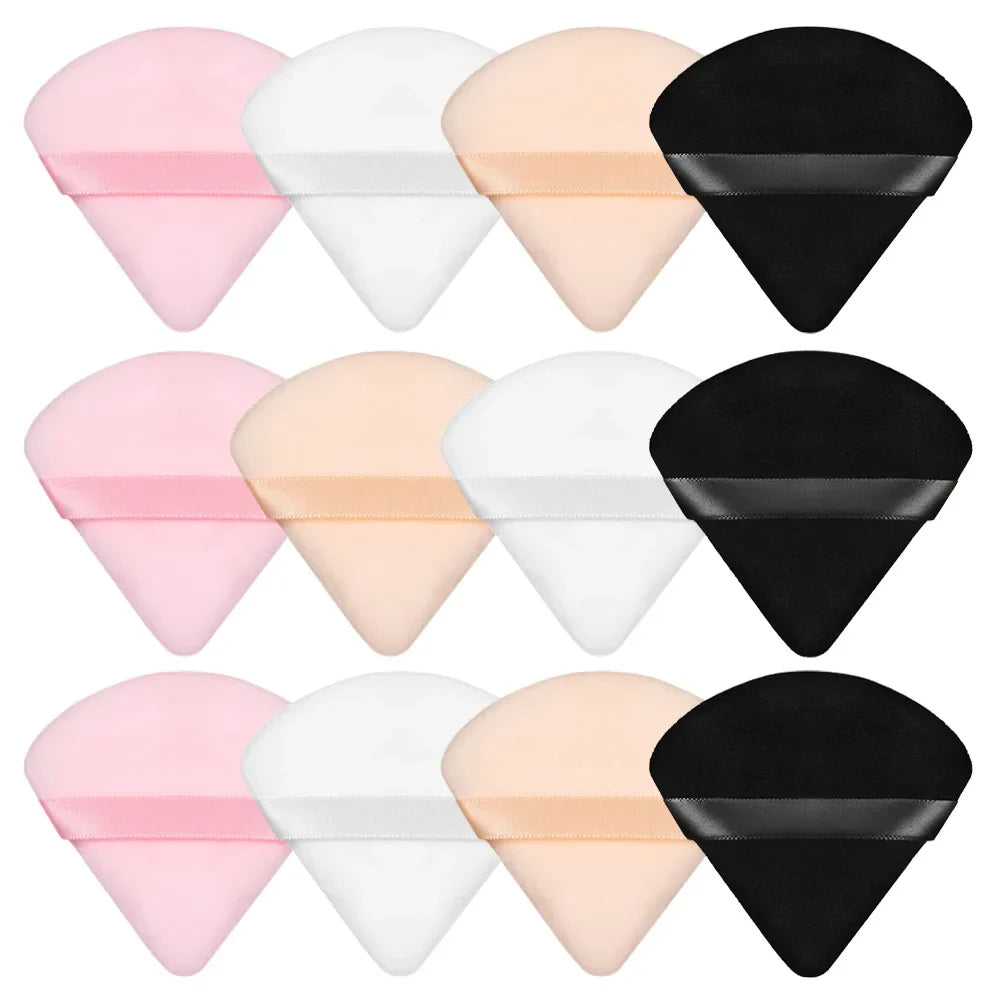 Washable Triangular Velvet Makeup Sponge