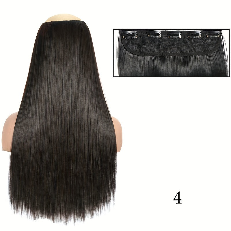 LuxuraClip™ 5-Clip Synthetic Hair Extensions