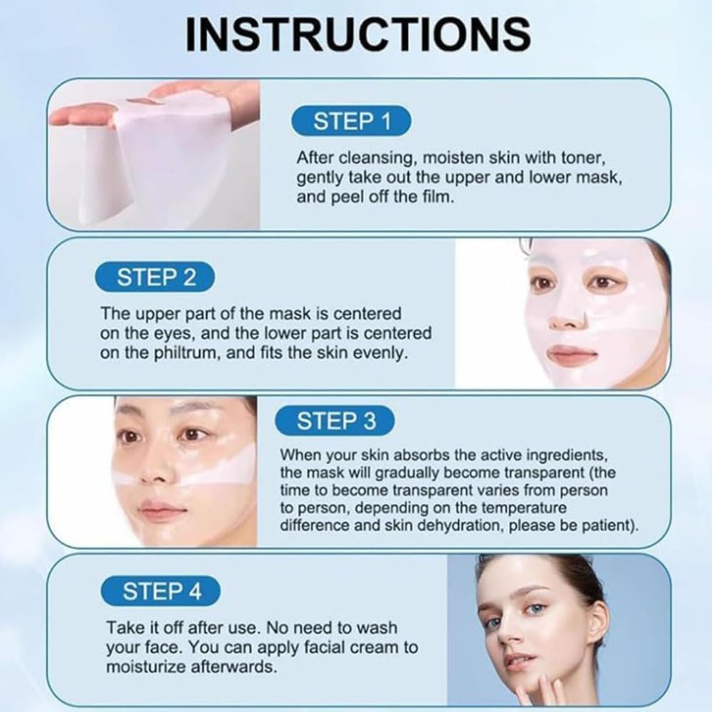 GlowRejuvenate™ 5-Piece Bio Collagen Face Mask Set