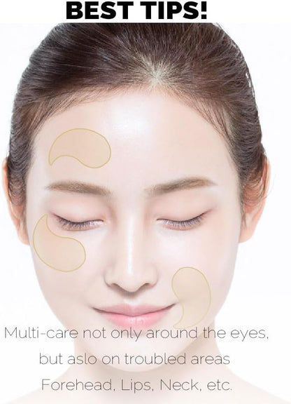 PS.PRETTYSKIN™ Premium Gold Collagen Hydrogel Eye Patch (60 Sheets)