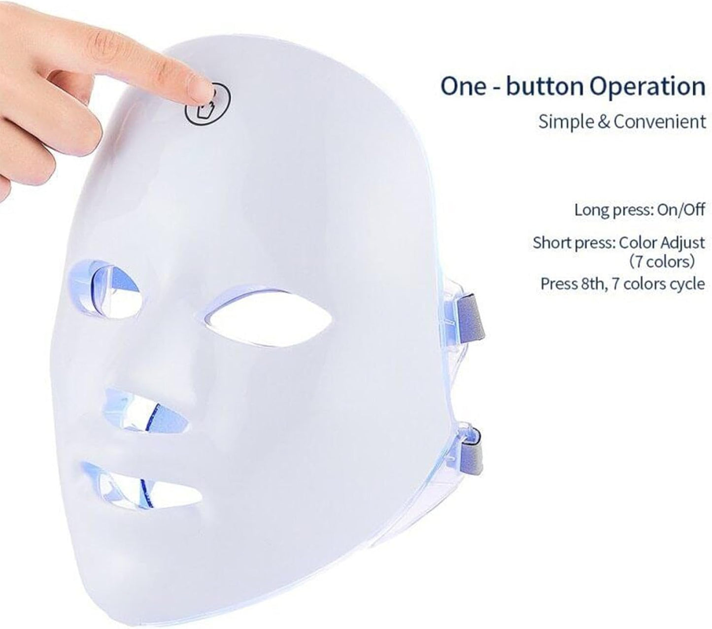 GlowLuxe™ 7-Color LED Facial Mask