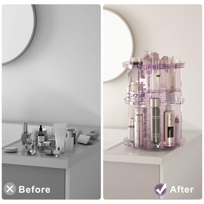 SpinMaster™ Rotating Makeup Organizer