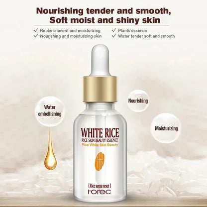 White Rice Whitening Serum Korean Cosmetics