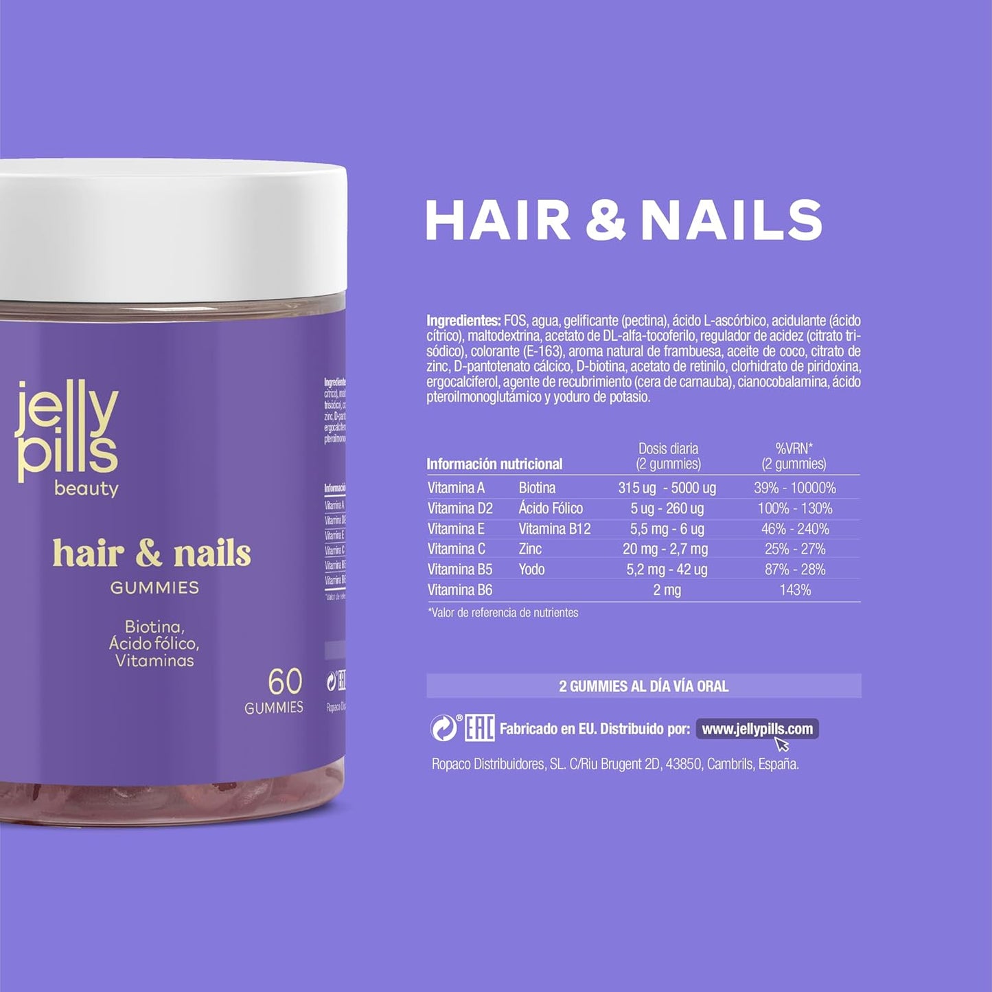 HairGlow™ Biotin & Vitamin Hair Gummies