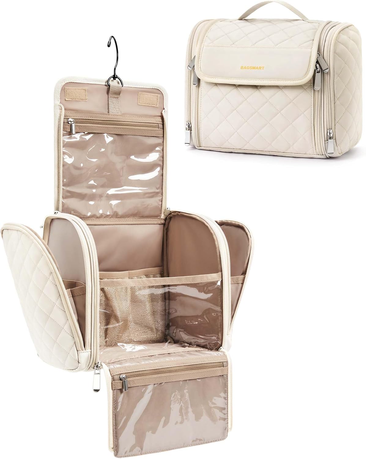 BAGSMART™ Deluxe Hanging Makeup Organizer