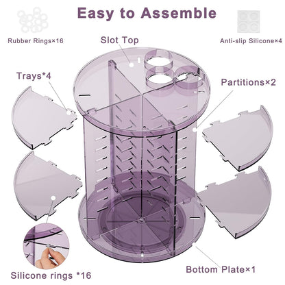 SpinMaster™ Rotating Makeup Organizer