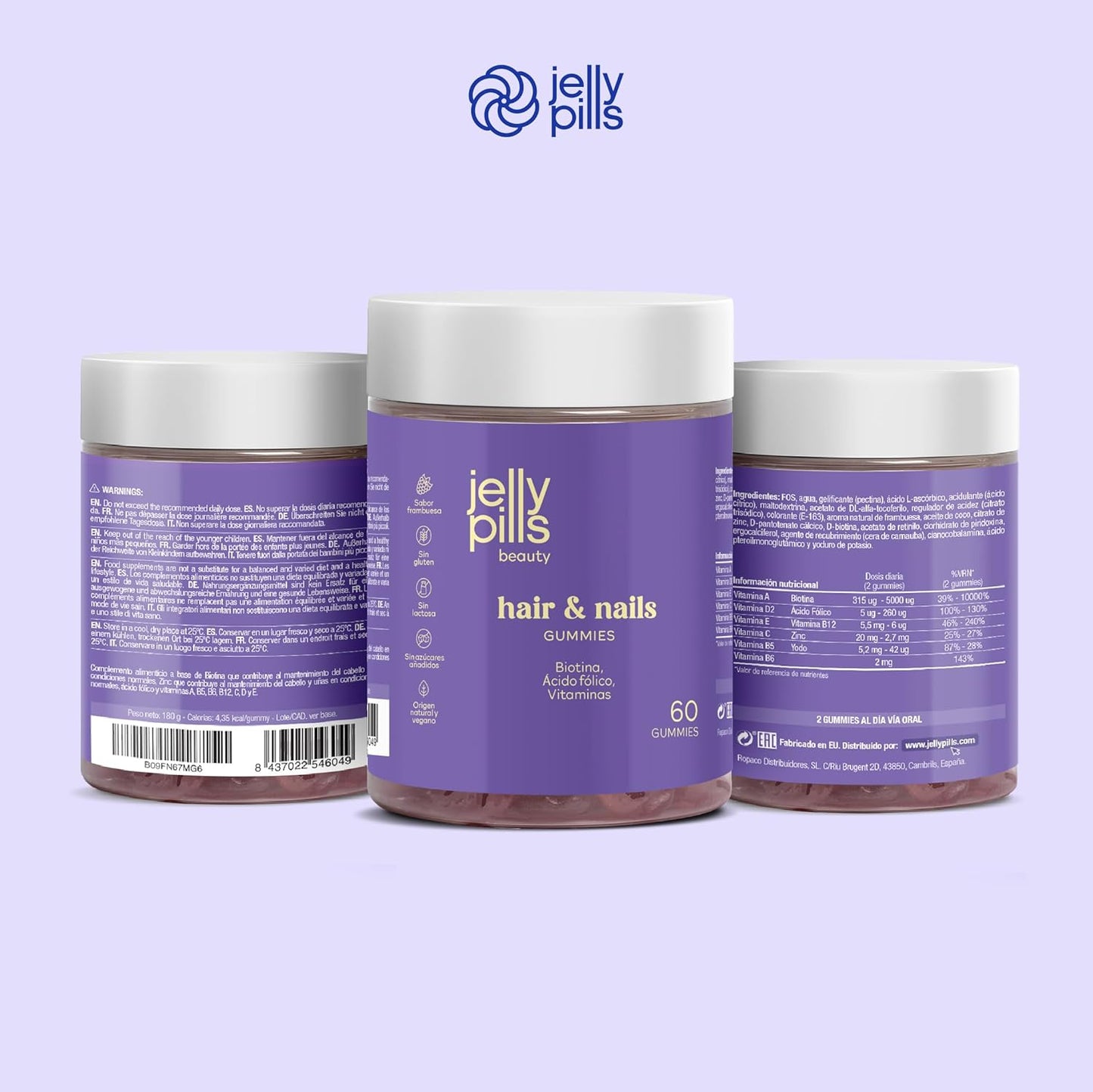 HairGlow™ Biotin & Vitamin Hair Gummies