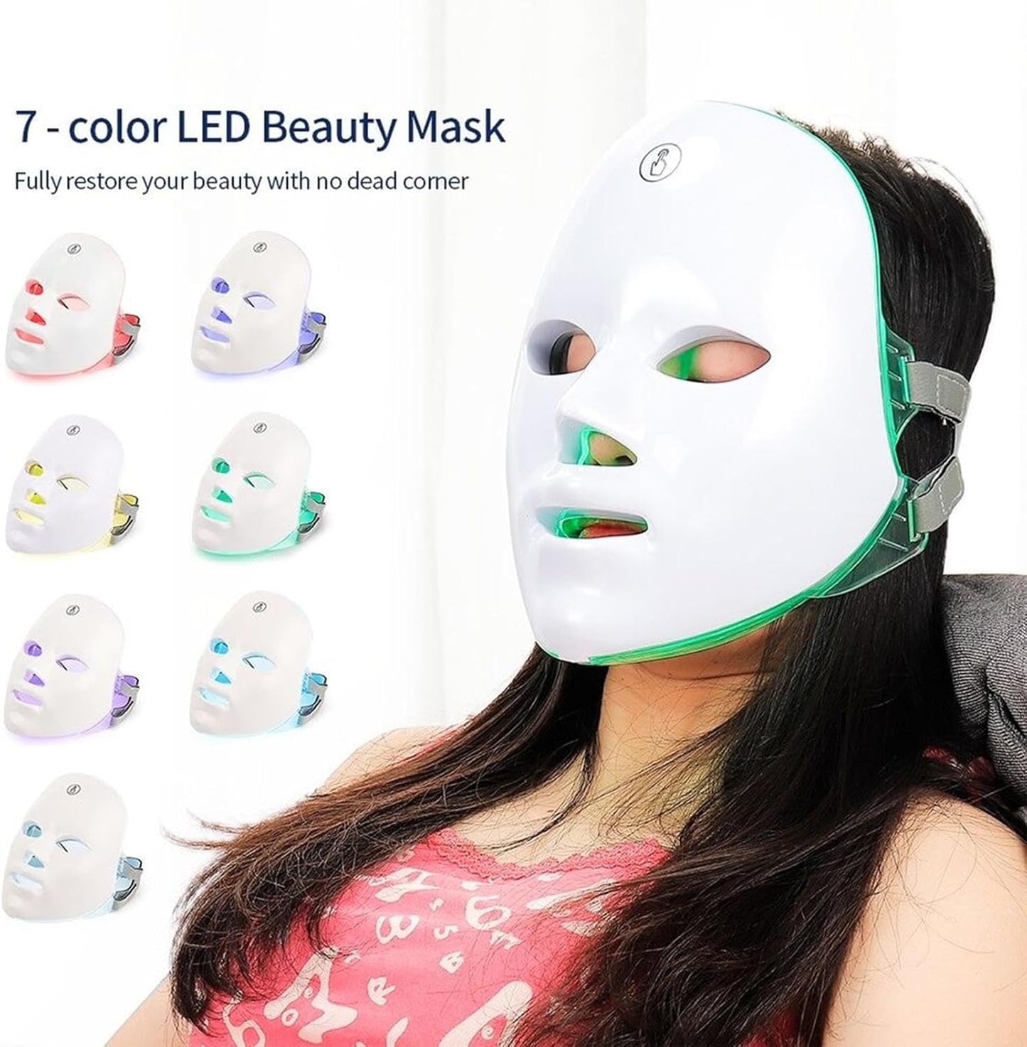 GlowLuxe™ 7-Color LED Facial Mask