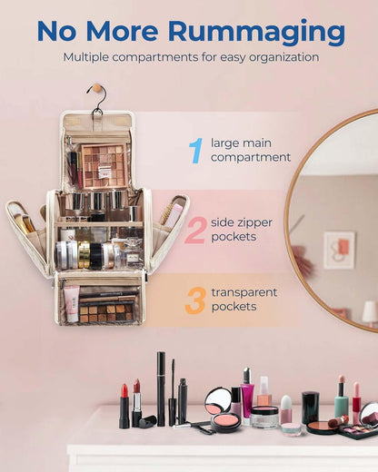 BAGSMART™ Deluxe Hanging Makeup Organizer