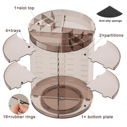 SpinMaster™ Rotating Makeup Organizer