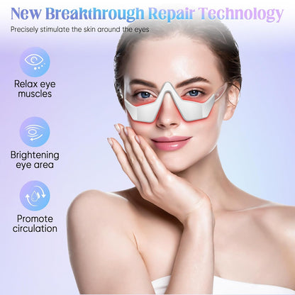 EyeGlow™ Under Eye Light Therapy Massager Glasses