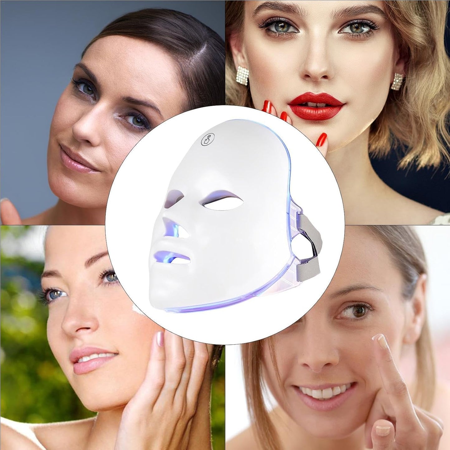 GlowLuxe™ 7-Color LED Facial Mask