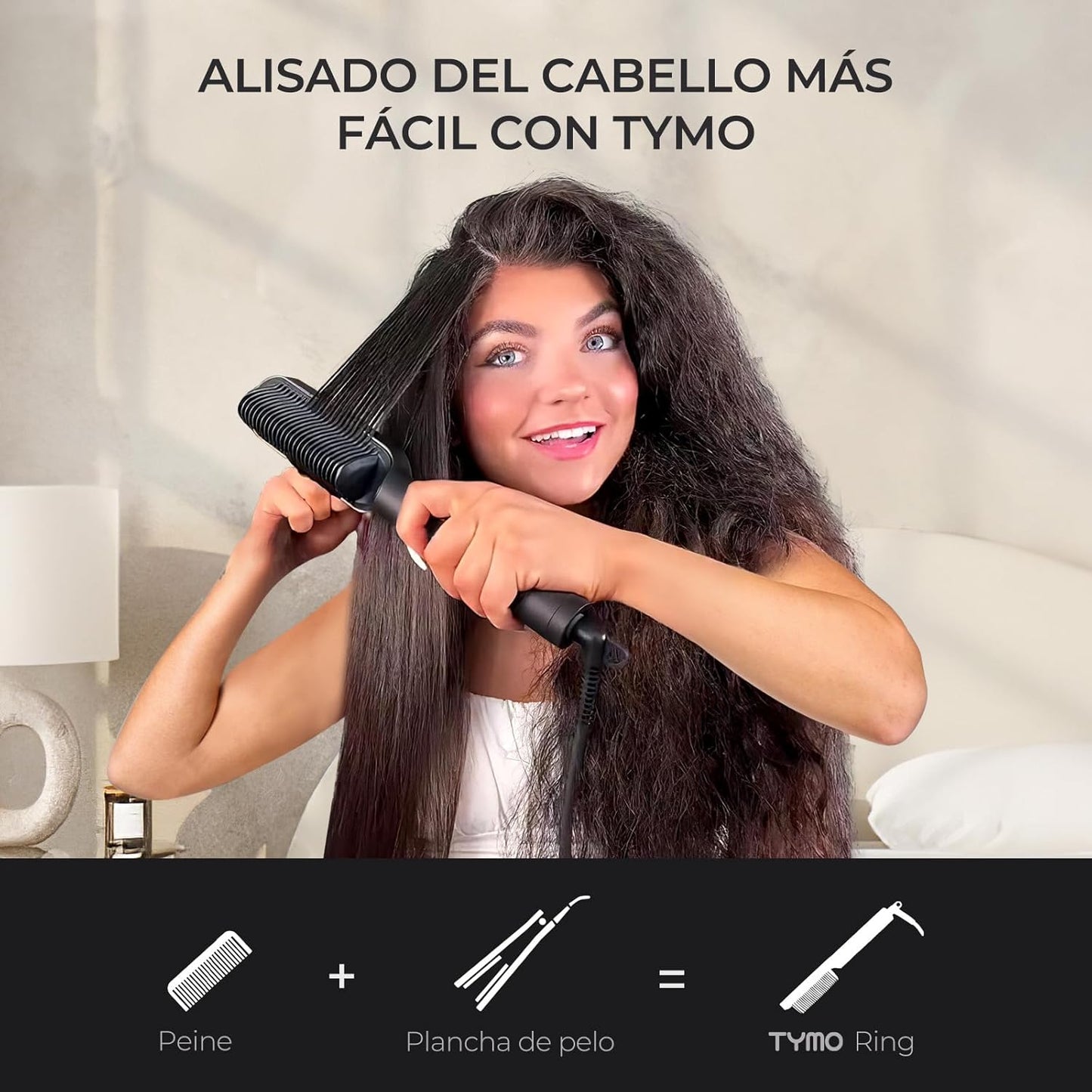 TYMO Ring Hair Straightener Brush