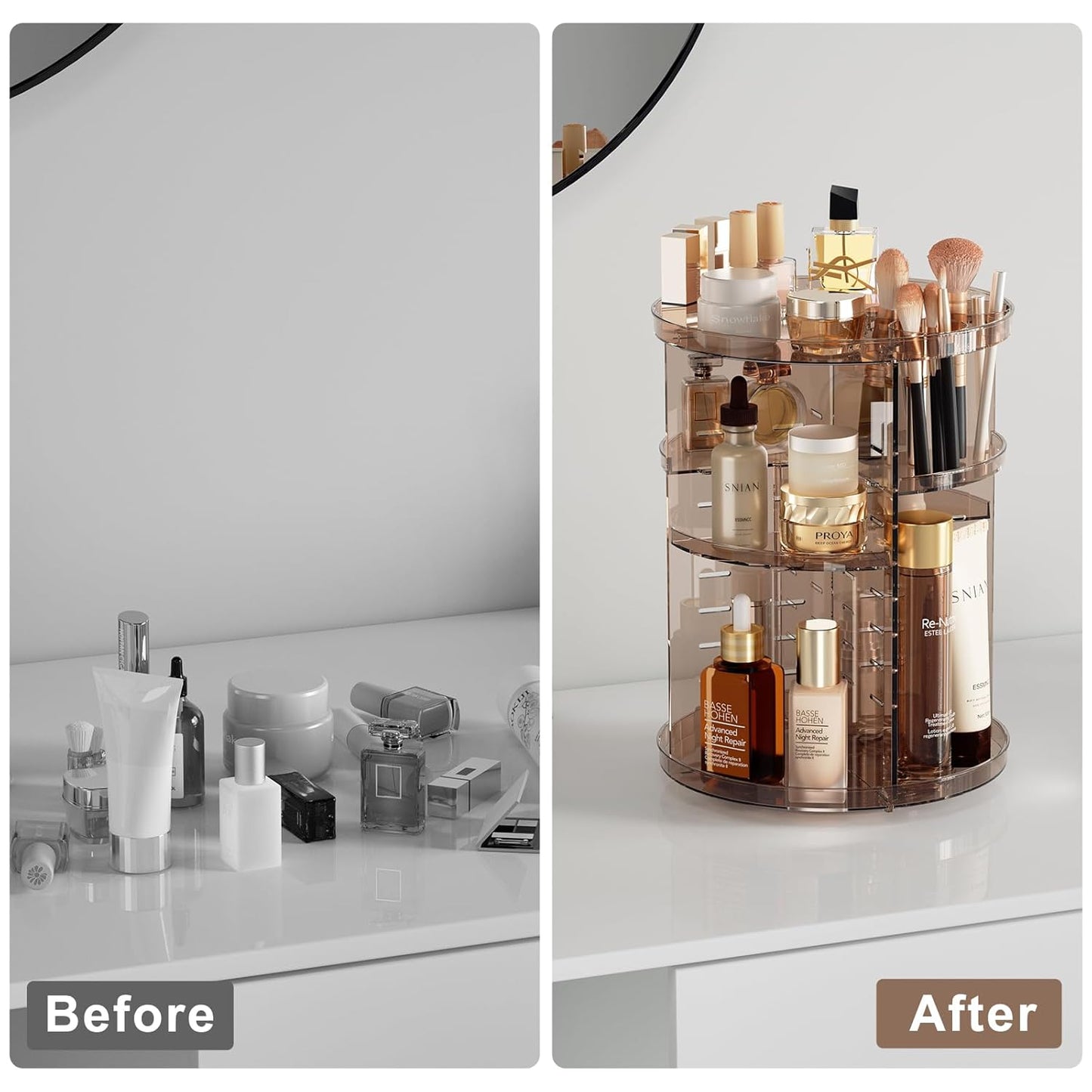 SpinMaster™ Rotating Makeup Organizer