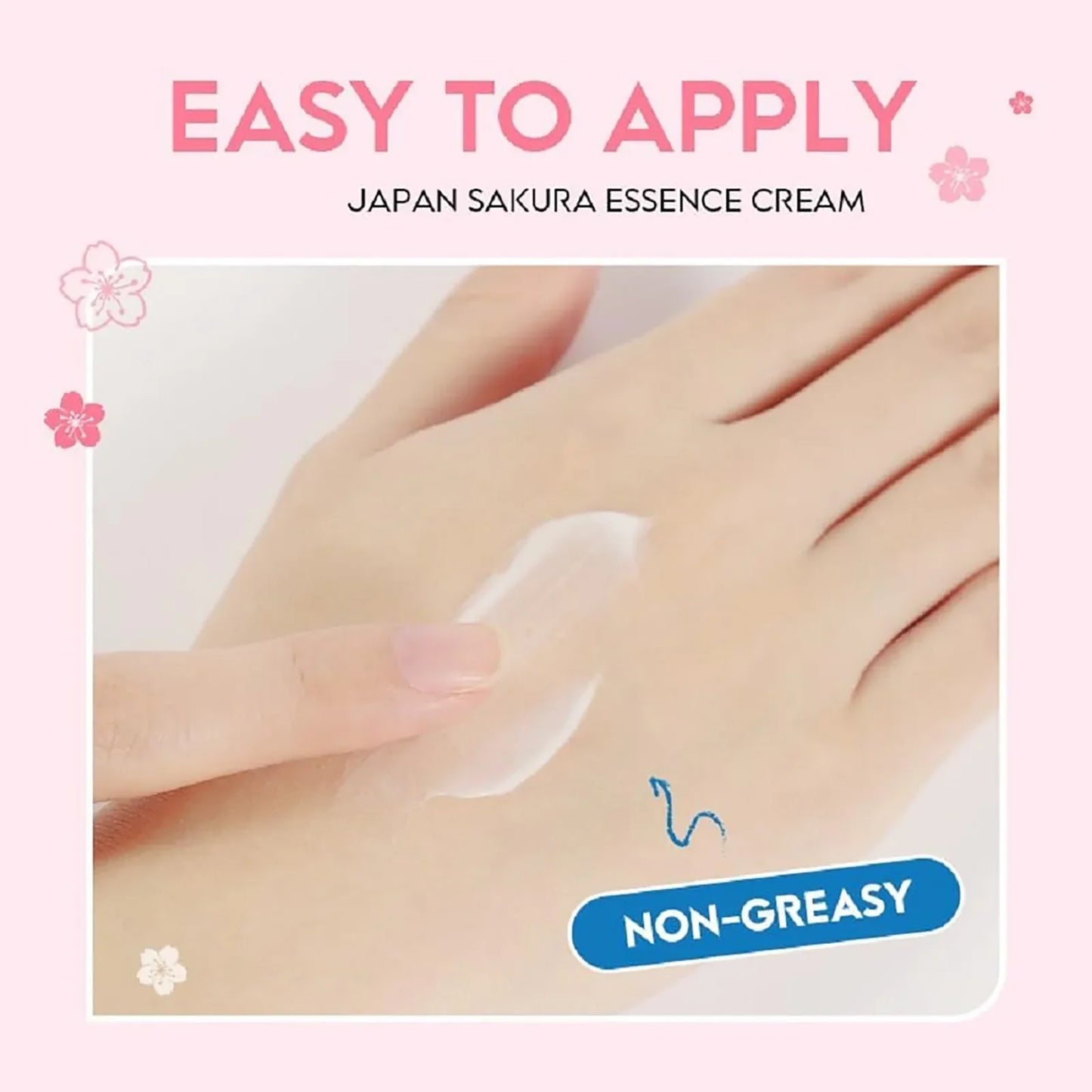 Sakura essence cream from Japan