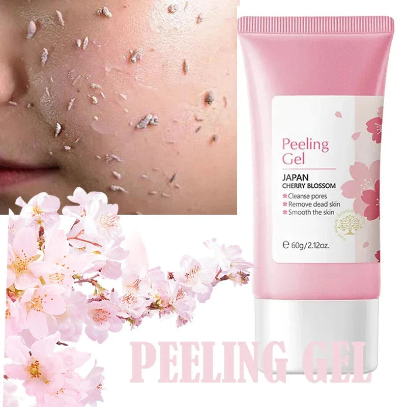 Sakura Japan Facial Exfoliating Gel - Total Cleansing and Skin Care 60g