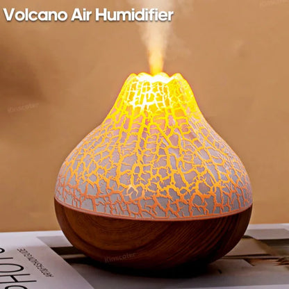 300ml Volcano Air Humidifier Desktop Electric USB Humidificadore Water Mist Diffuser Purifier Air Freshener With 7 Colors Night