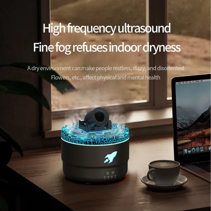 Lava Crack Humidifier - Elegant Innovation for Aromatherapy and Air Purification