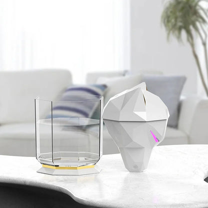 Desktop War Wolf Air Humidifier Household Air Purifier Electric Large Capacity with LED Light USB Rechargeable for Home Bedroom