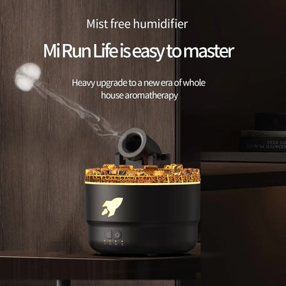 Lava Crack Humidifier - Elegant Innovation for Aromatherapy and Air Purification