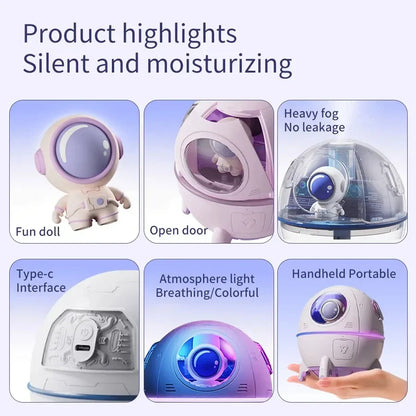 Space Capsule Air Humidifier - Innovation and Convenience with Futuristic Design