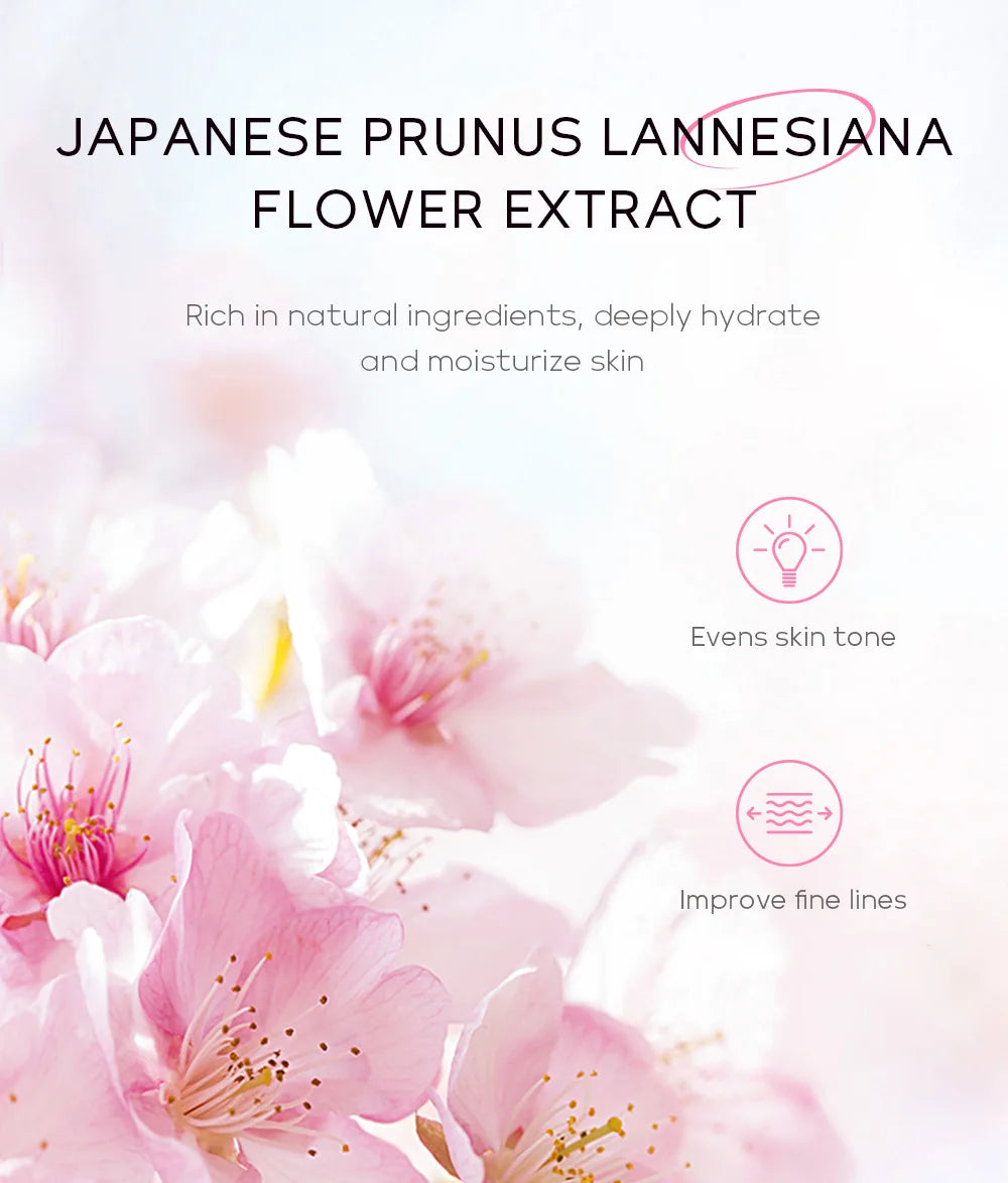 Japanese Cherry Blossom 5-Piece Skincare Set