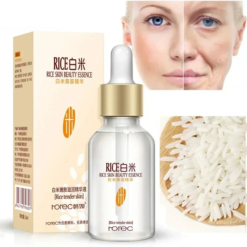 White Rice Whitening Serum Korean Cosmetics