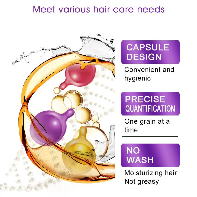 Hair Vitamin Capsules with Keratin Complex and Moroccan Oil