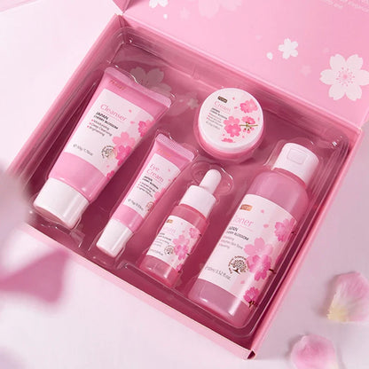 Japanese Cherry Blossom 5-Piece Skincare Set