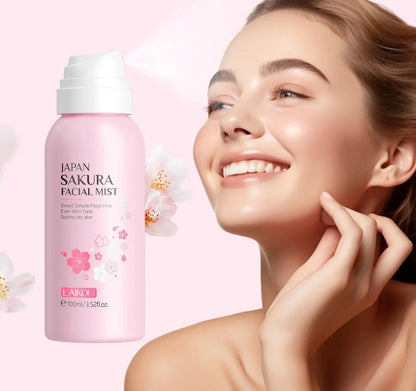 Sakura Facial Mist Brightening Spray Moisturizing Face Serum Brightening Toner Shrink Pores Oil Controlg Skincare 100ml