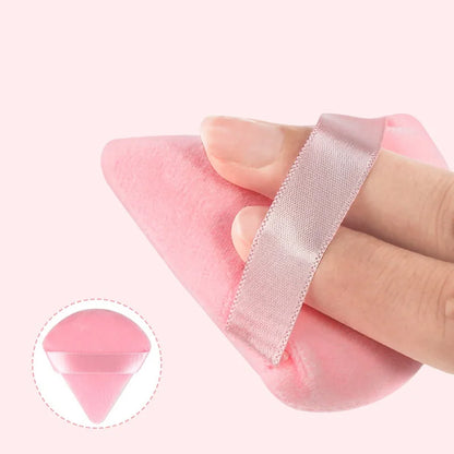 Washable Triangular Velvet Makeup Sponge