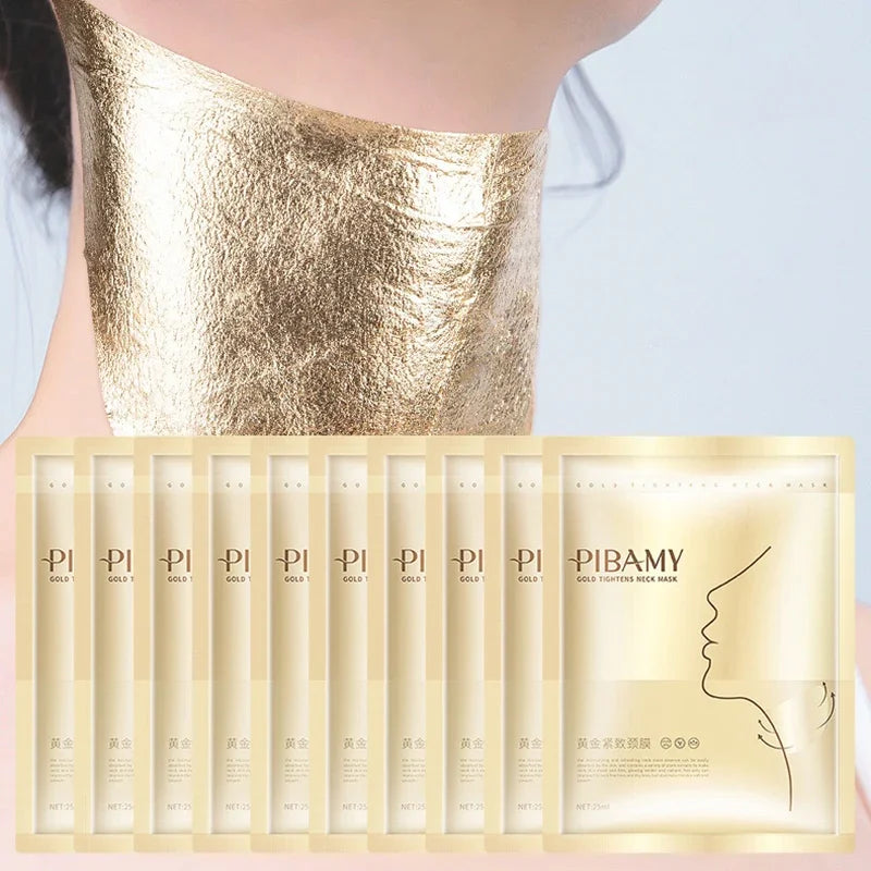 Gold Firming Neck Mask 10 PCS