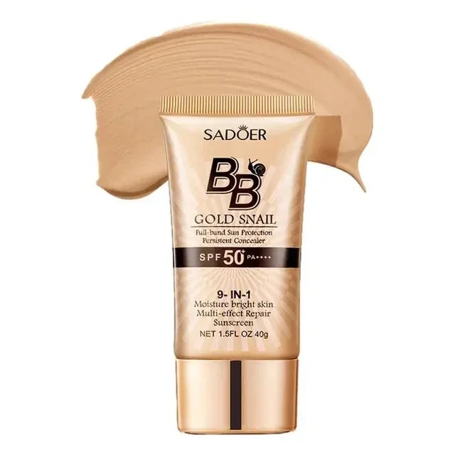 Gold and Snail BB Cream - SPF 50+ - Moisturizing and Illuminating