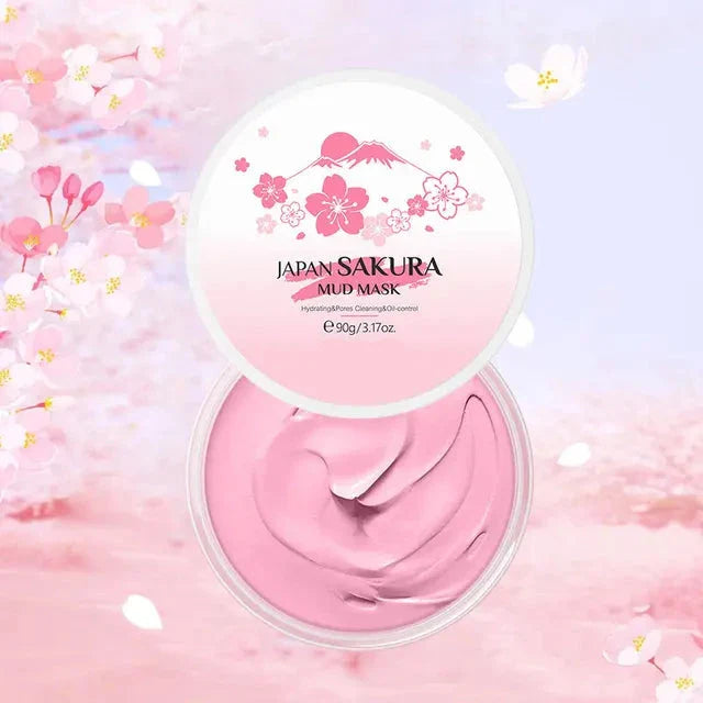 Sakura Volcanic Mud Mask - Deep Cleansing and Care for Oily Skin