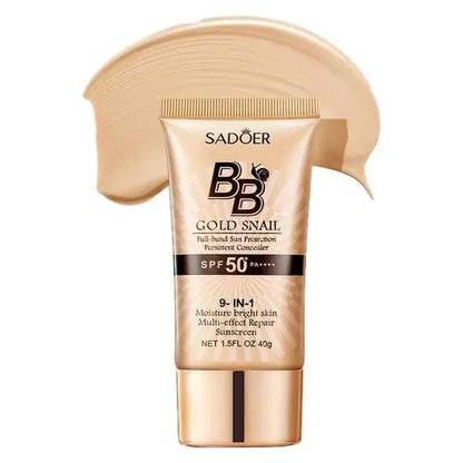 Gold and Snail BB Cream - SPF 50+ - Moisturizing and Illuminating