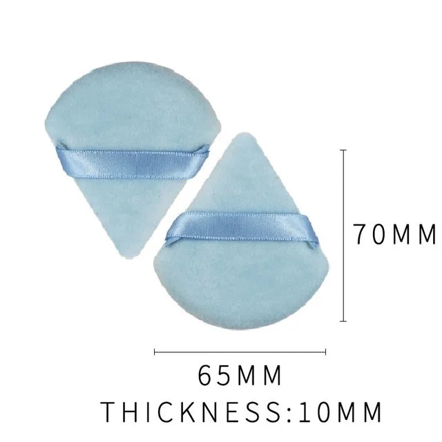 Washable Triangular Velvet Makeup Sponge