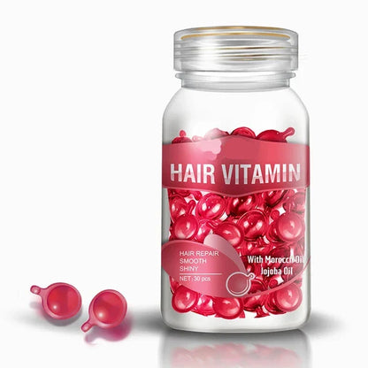 Hair Vitamin Capsules with Keratin Complex and Moroccan Oil