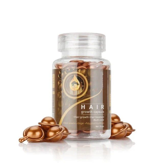 Hair Vitamin Capsules with Keratin Complex and Moroccan Oil