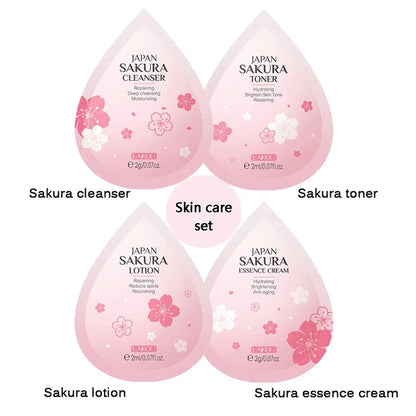 Sakura & Green Tea Skincare Kit - 4 Pieces